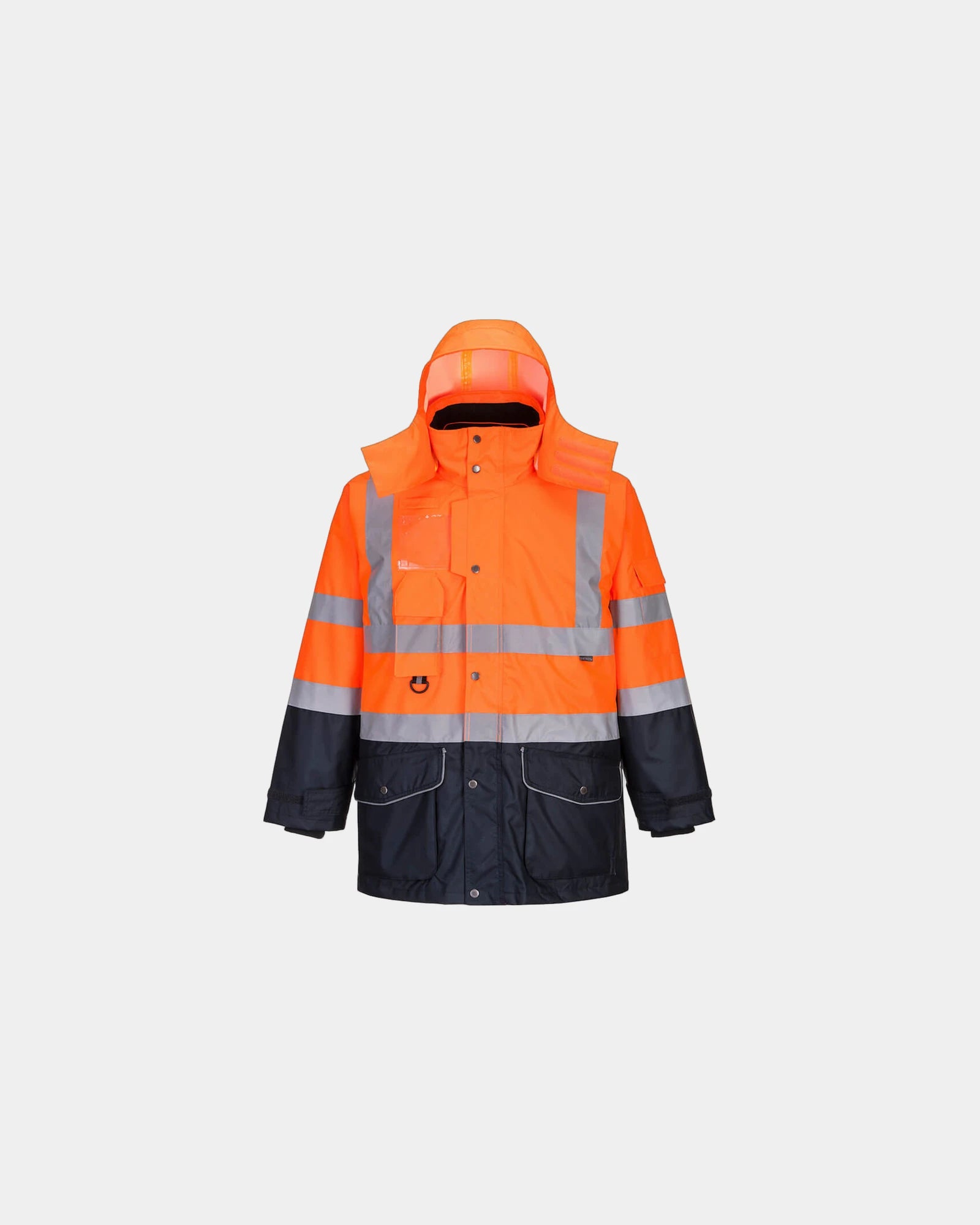 Parka hi-vis waterdicht ademend om te personaliseren - Oranje